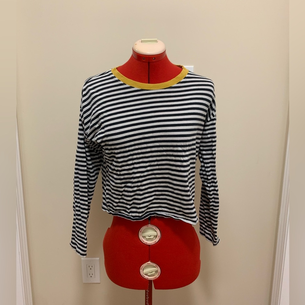Forever 21 Striped Long Sleeve Top